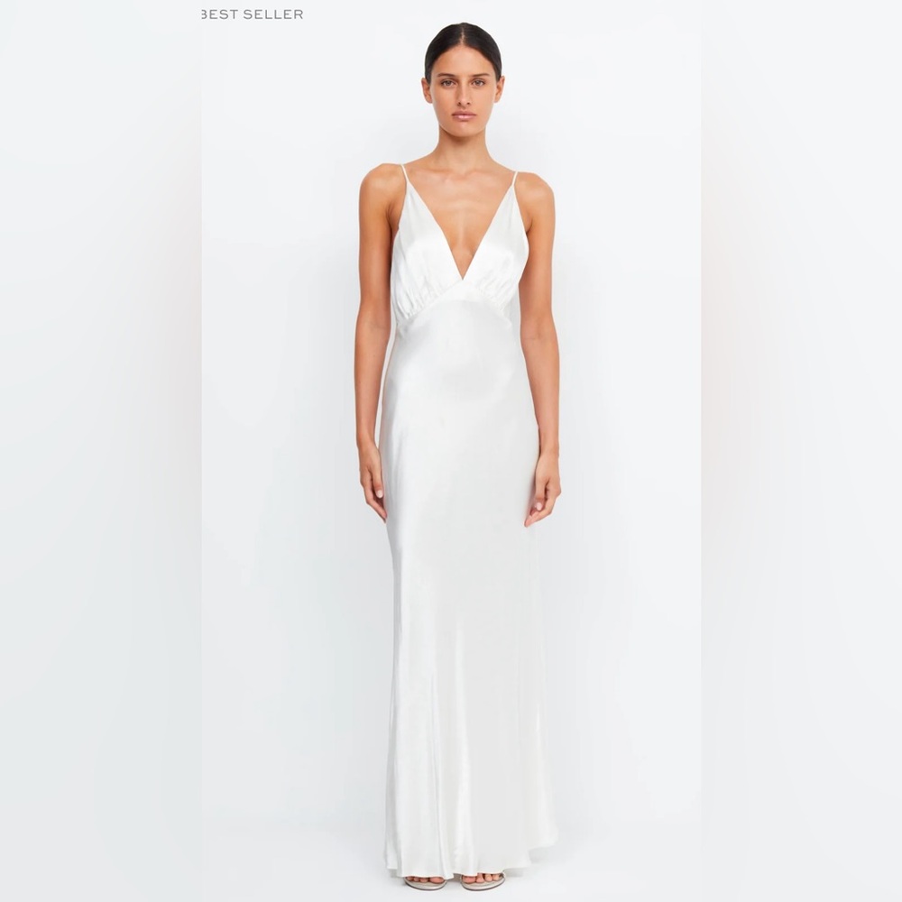 Bec + Bridge Moon Dance V Maxi Dress - Ivory